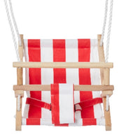 babyschommelzitje Bambini 45 cm rood/wit