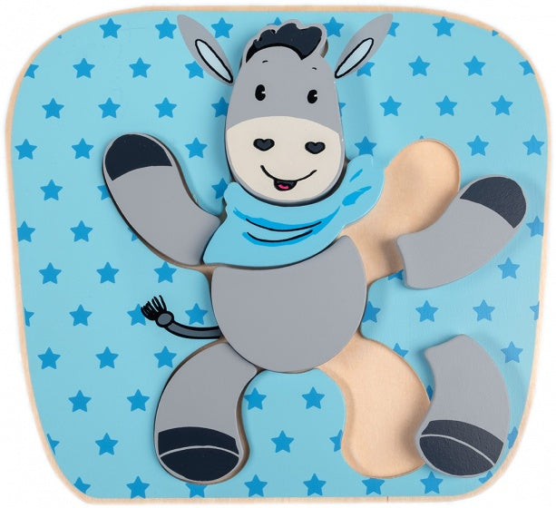 vormenpuzzel Ezel junior hout 7 stukjes