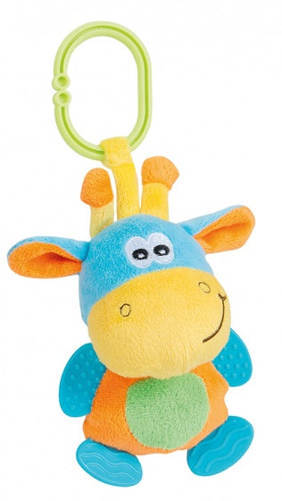 knuffeldier giraffe junior 18 cm pluche geel