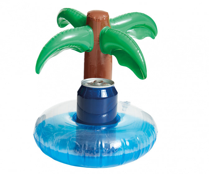 opblaasbare bekerhouder Palmboom 25 cm