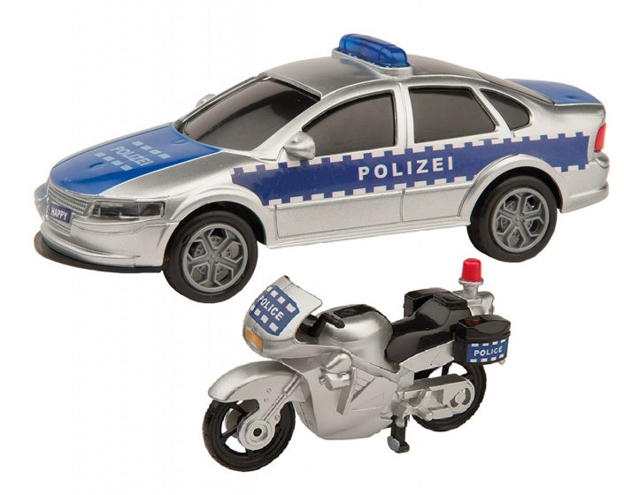politievoertuigen met accessoires 6-delig