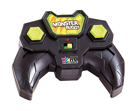 RC Monster Buggy 20 cm groen/geel