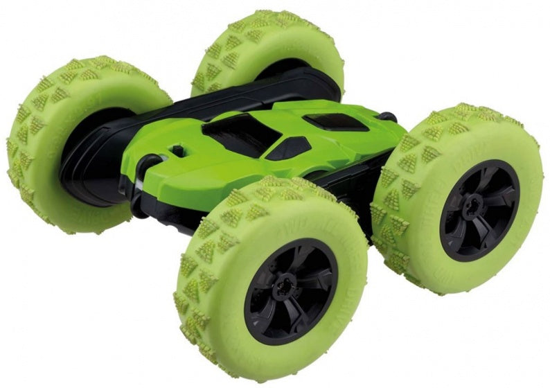RC omkeerbare stuntauto Wild-Twister 20 cm groen