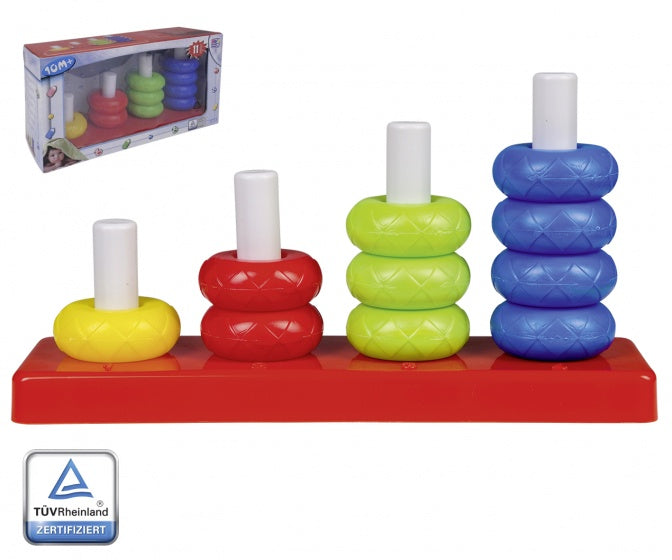 steekspel leren tellen 11-delig multicolor