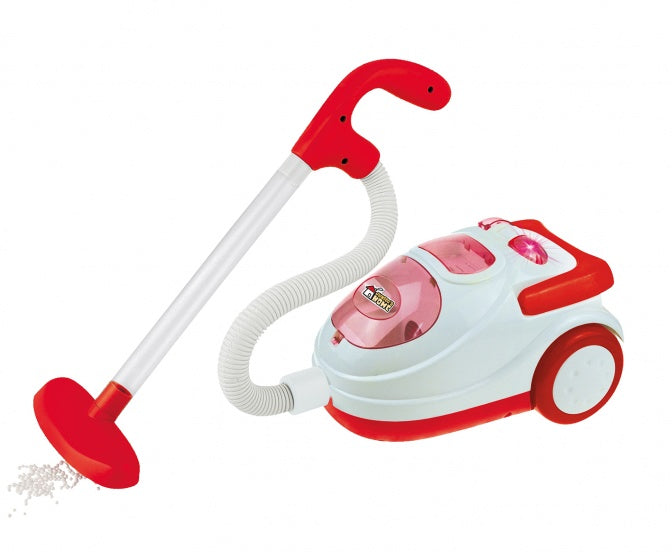 Stofzuiger met licht en geluid rood