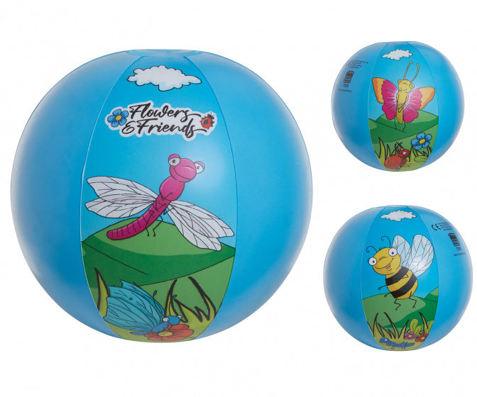 strandbal 29 cm blauw
