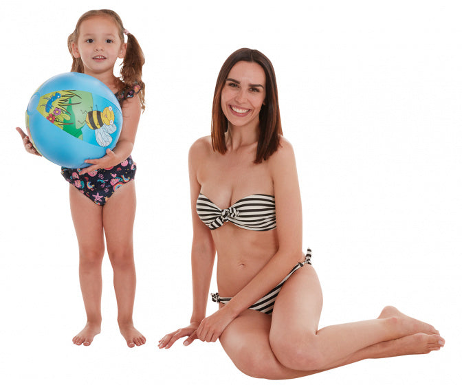 strandbal 29 cm blauw