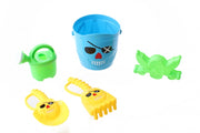 strandspeelgoed set piraat 15 cm 5-delig blauw