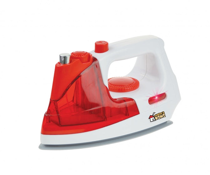Strijkijzer met licht en geluid rood