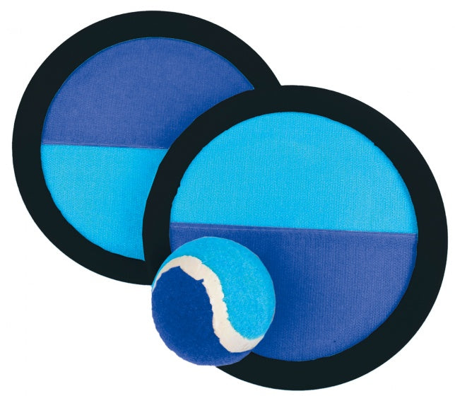 vangspel klittenband 18 cm blauw/zwart 3-delig
