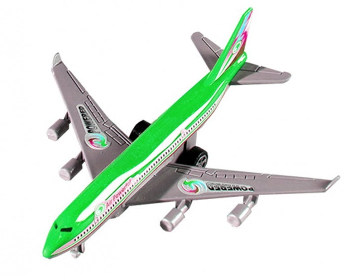 vliegtuig pullback 14 cm groen
