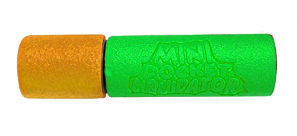 waterspuiter Shooter 15 x 4 cm foam groen/oranje