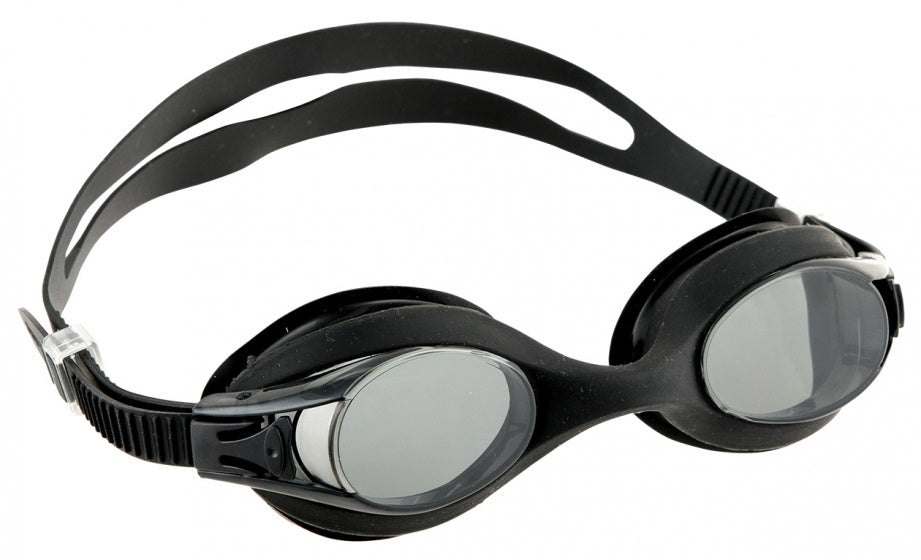 zwembril Goggles unisex anti-fog 17 cm zwart