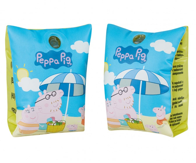 zwemvleugeltjes Peppa Pig 23 x 15 cm blauw