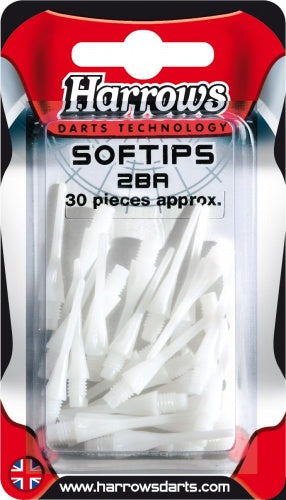 Softtippunten Dimple 2BA wit 30 stuks