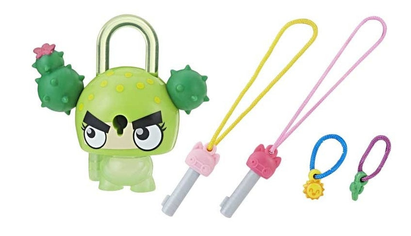 Lock Stars-figuur Cactus 6 cm groen 5-delig