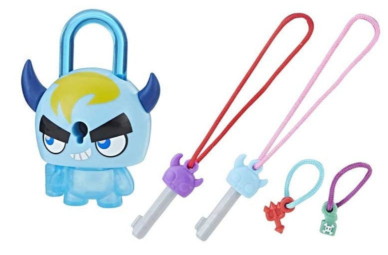 Lock Stars-figuur Horned Monster 6 cm blauw 5-delig