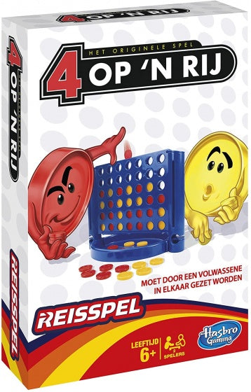 reisspel Vier op 'n rij