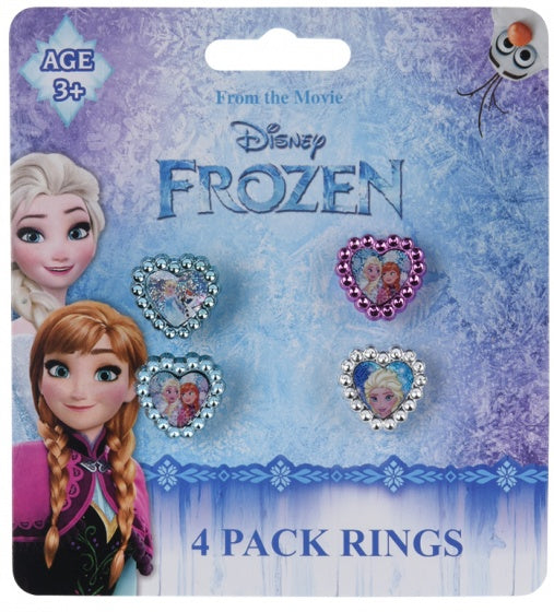 ringen Disney Frozen meisjes 15 mm 4 stuks