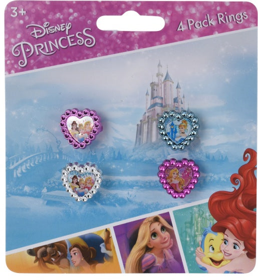 ringen Disney Princess meisjes 15 mm 4 stuks