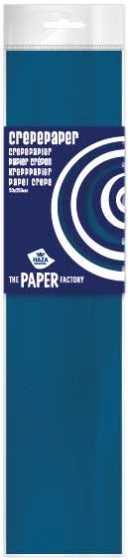 crêpepapier The Paper Factory 250 cm donkerblauw