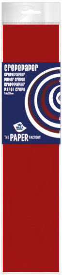 crêpepapier The Paper Factory 250 cm rood