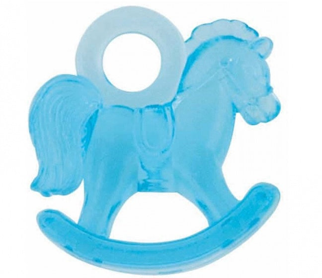 decoratie hobbelpaard blauw 3 cm 16 stuks