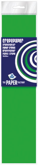 fluor-crêpepapier The Paper Factory 250 cm groen