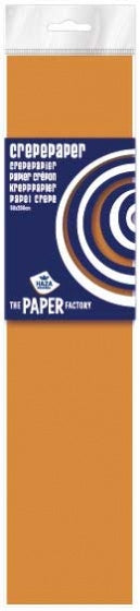 fluor-crêpepapier The Paper Factory 250 cm oranje