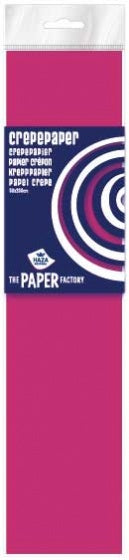 fluor-crêpepapier The Paper Factory 250 cm roze