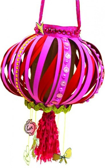 knutselen met Jill - DIY glamour lampion