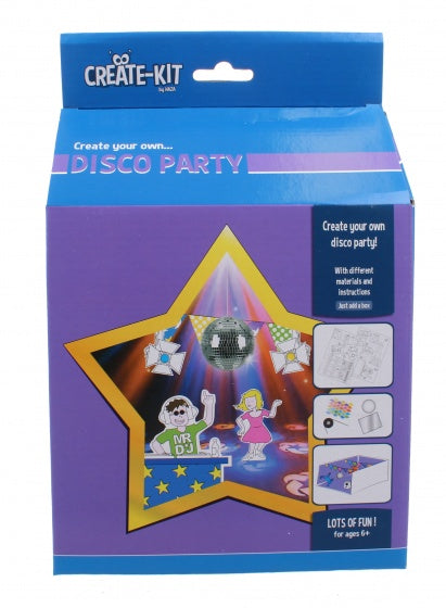 knutselset Create Kit Disco Party