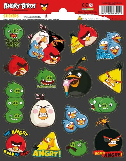 stickers Angry Birds 16 stuks