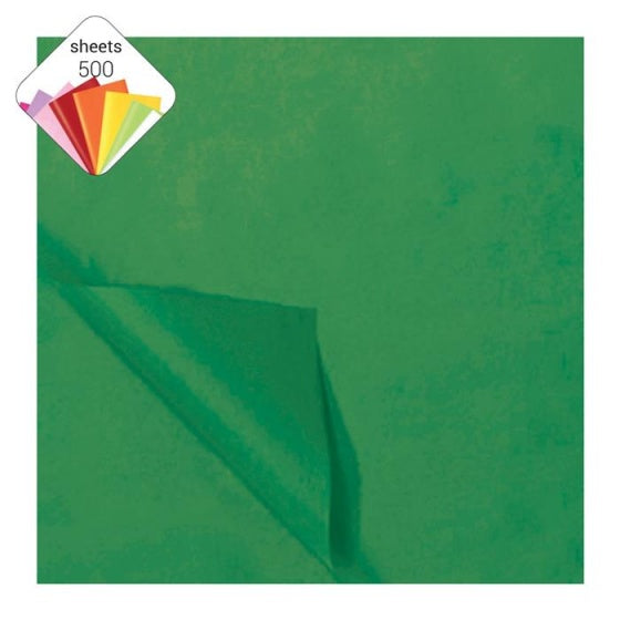 zijdevloeipapier 500 vellen 50 x 70 cm groen