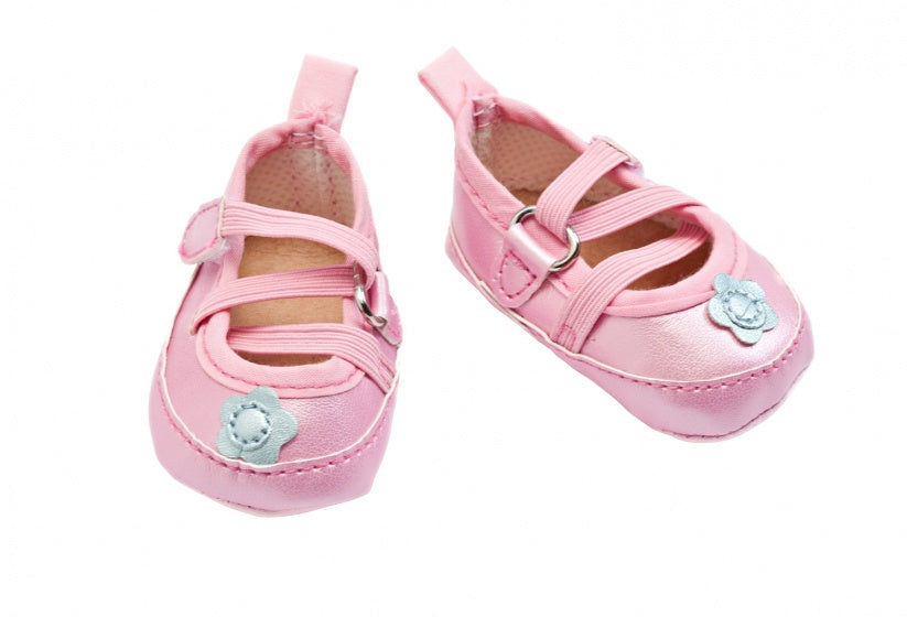 ballerina's voor een pop van 38-45 cm roze