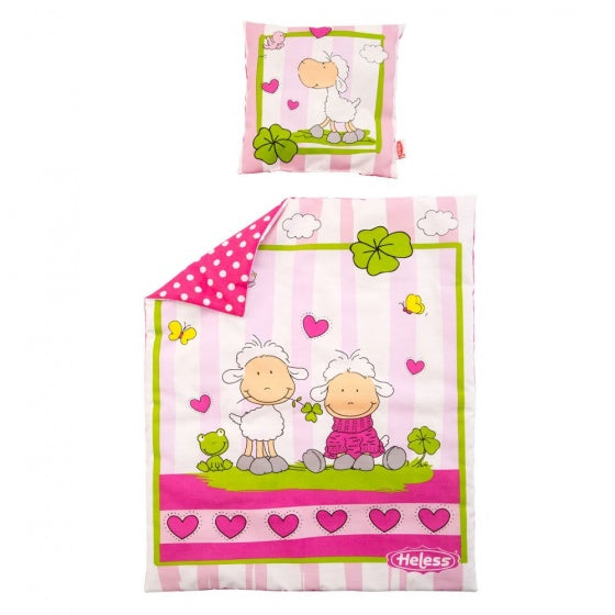 Doll's blanket (45x35 cm) with pillow (17x17 cm)