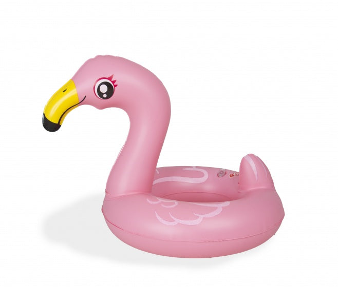 Flamingo poppenzwemring roze 35-45 cm