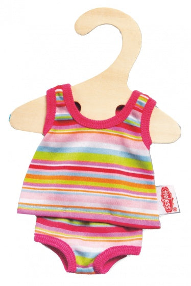 poppenondergoed roze voor pop van 20-25 cm
