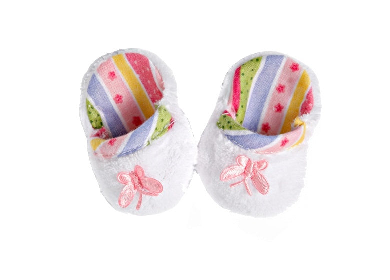 poppenpantoffels wit 35-45 cm