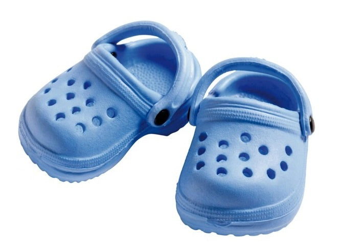 poppenschoen clogs blauw 32-38 cm