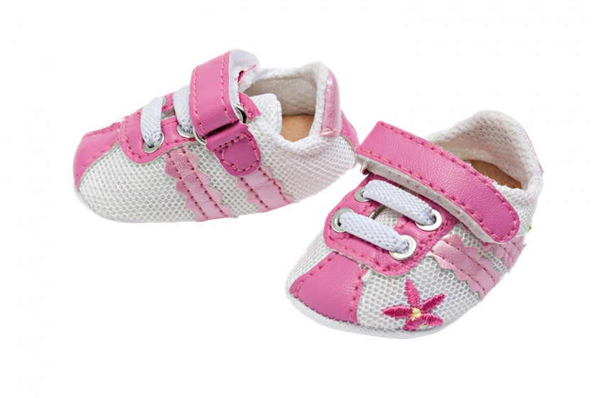 poppenschoentjes wit voor pop van 38-45 cm