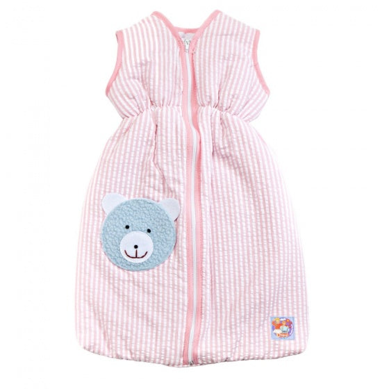 poppenslaapzak roze 37 cm