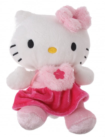 Hello Kitty Knuffel Bean Bag meisjes roze 15cm