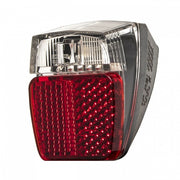 achterlicht H-Trace Mini dynamo led 40 mm rood/wit
