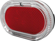 achterlicht H-Track 6V led naafdynamo rood/wit