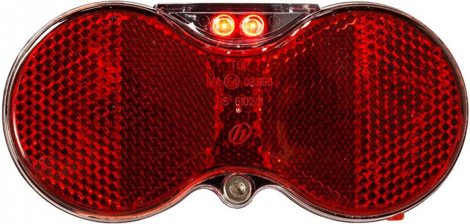 achterlicht H-vision led batterij 50 mm zwart