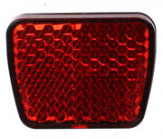 achterreflector BR-13 rood/zwart 30 mm per stuk