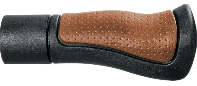 Handvat Ergo DD08B 120mm Zwart Bruin Per Stuk