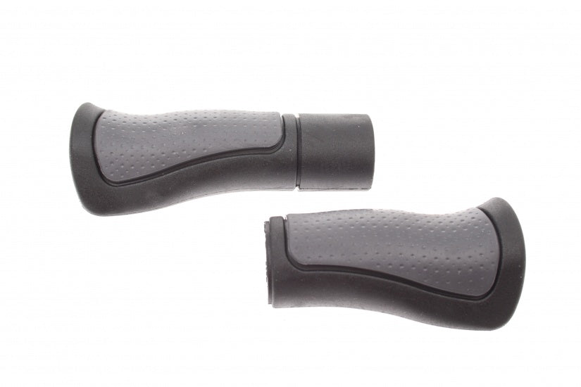 Handvat Ergo DD08B+A 120/90mm Zwart Grijs Per Set