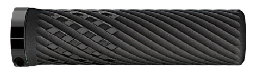handvatten Luna Lock 90 x 22 mm elastomeer zwart
